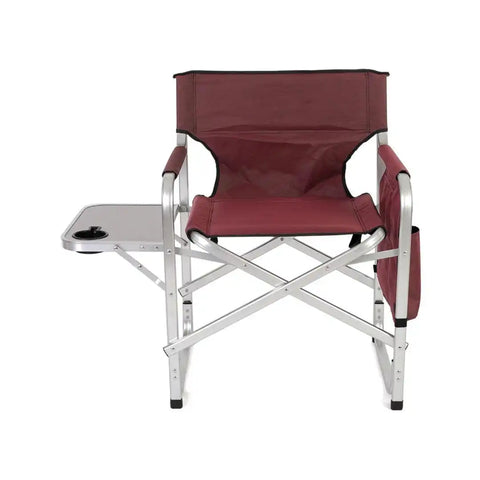DIR CHAIR BURG W/TRAY/BAG