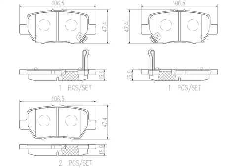 DISC BRAKE PAD SET