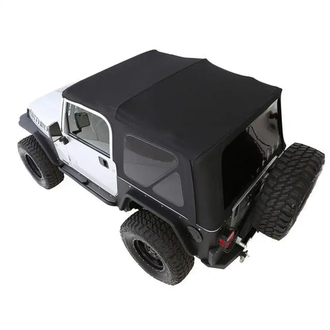 Smittybilt 9974235 - PREMIUM REPL CANVAS TOP 97-06 TJ BLK W/ TINT
