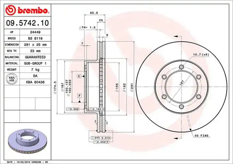 DISC BRAKE ROTOR