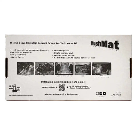 HUSHMAT 10500 BULK KT SOUND DEADENING AND THERMAL