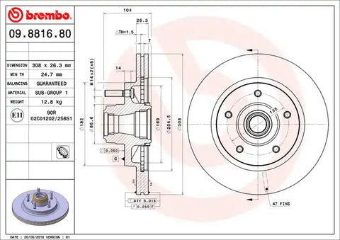 DISC BRAKE ROTOR