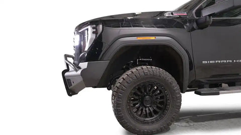 FAB FOURS GM24-Q6262-1 2024 GMC HD BLACK STEEL ELITE SENSO