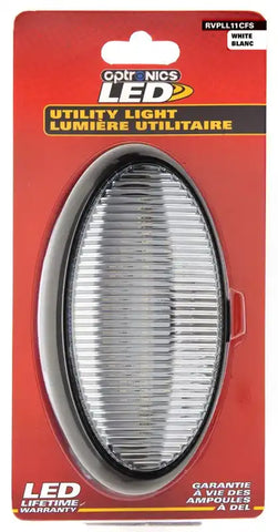 OPTRONICS RVPLL11CFS LED PORCH;OVAL;BLACK:CLEAR