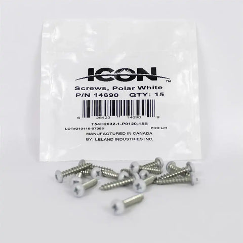 ICON 14690 SCREWS QTY 15 PAINTED FENDER INS