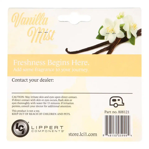 RV AIR FRESHENER - VANILLA MIST (TR