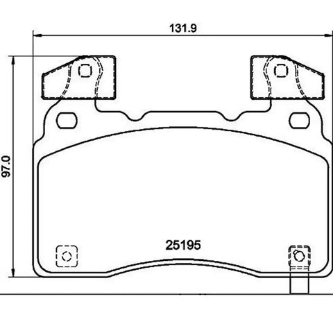 DISC BRAKE PAD SET
