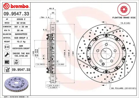 DISC BRAKE ROTOR