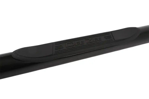 Dee Zee DZ372531 Nerf Bar With Step Pads 3 Inch Round Bent Black Crew Cab