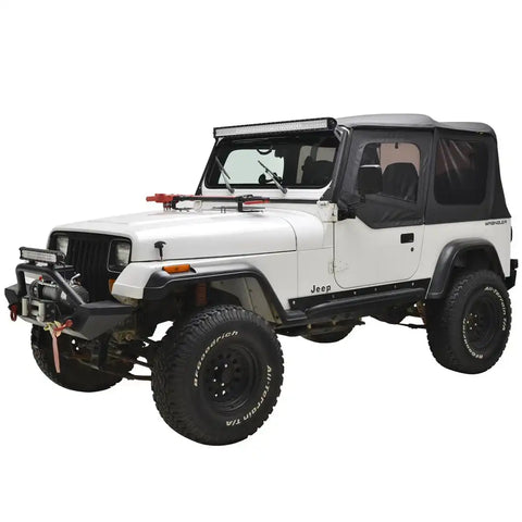 Paramount Automotive 51-0105 - 87-96 Jeep Wrangler YJ Rocker Guard w/ Step Board