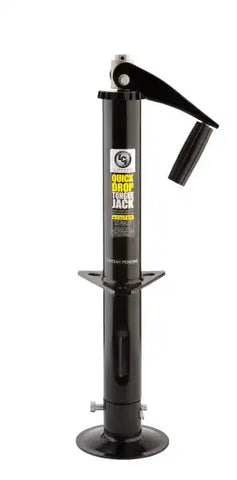Lippert Components 733926 Trailer Tongue Jack Manual Hand Crank Or Power Drill Crank