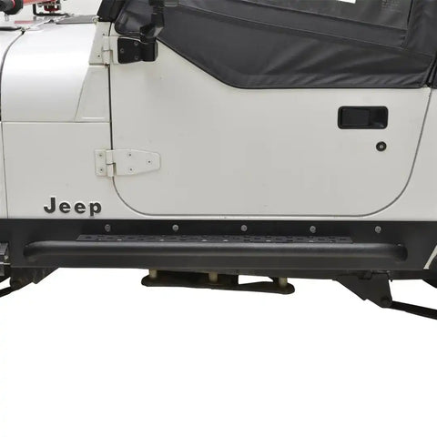 Paramount Automotive 51-0105 - 87-96 Jeep Wrangler YJ Rocker Guard w/ Step Board