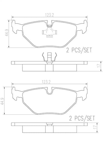 DISC BRAKE PAD SET