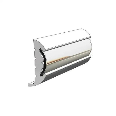 TACO METALS V11-9811WCM70-2 SEMI-RIGID RUB RAIL KIT WHITE W/FL