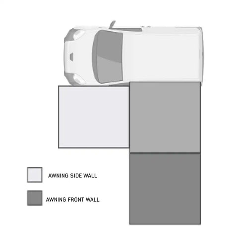 NOMADIC AWNING SIDE WALL 2.0 X 2.0