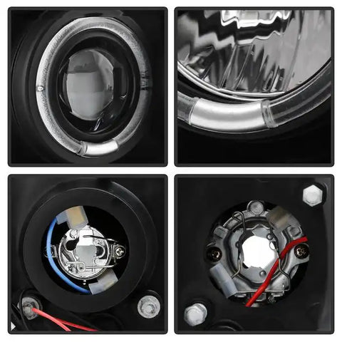 Spyder Automotive 5010339 Headlight Assembly Version 2 Halogen Bulb Projector Beam