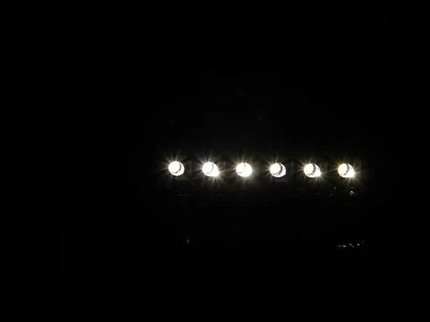 ANZO USA 111106 Headlight Assembly Crystal Clear Halogen Bulb Standard Beam Clear