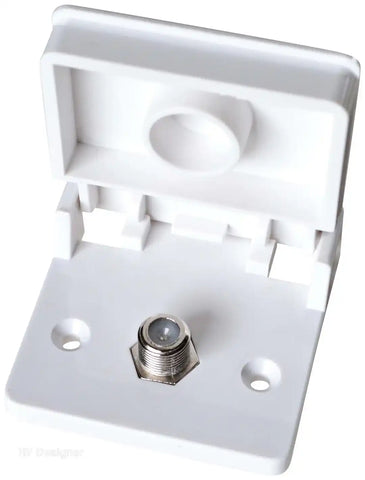 WEATHERPROOF TV JACK WHIT