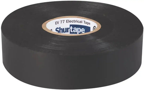 SHURTAPE 104706 EV 077 BLK-3/4IN X 66FT-100 RLS