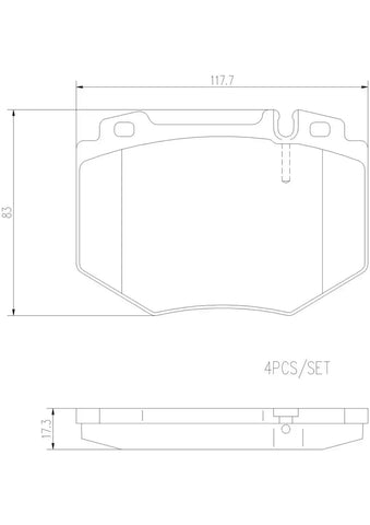 DISC BRAKE PAD SET
