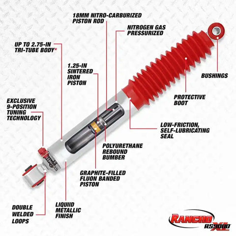 RS9000 ADJUSTABLE SHOCK