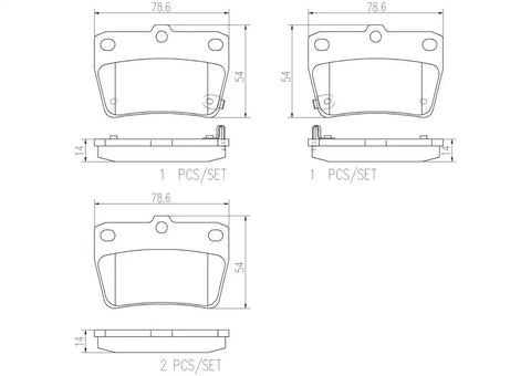 DISC BRAKE PAD SET