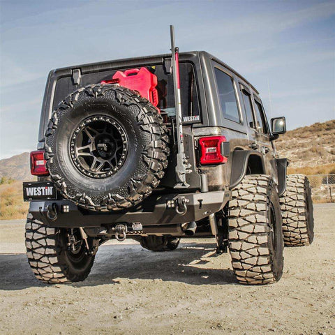Westin 59-82035 - WJ2 Rear Bumper for Jeep Wrangler