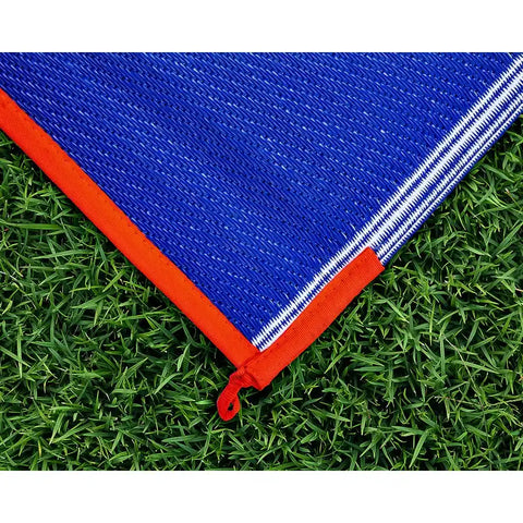 Camco 42860 Patio Mat 12 Foot x 9 Foot Texas Flag Design UV Resistant Material Wi