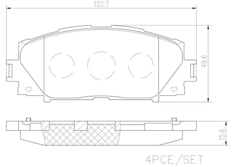 DISC BRAKE PAD SET
