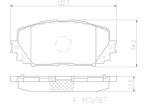 DISC BRAKE PAD SET