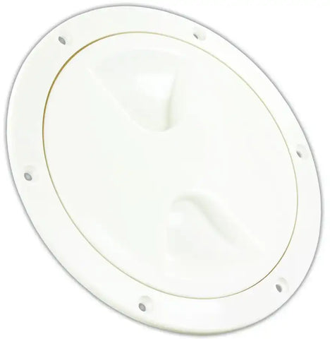 4' ACCESS/DECK PLATE  WHT