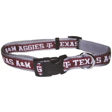 PETS FIRST TAM-3036-LG TEXAS A&M COLLAR LG
