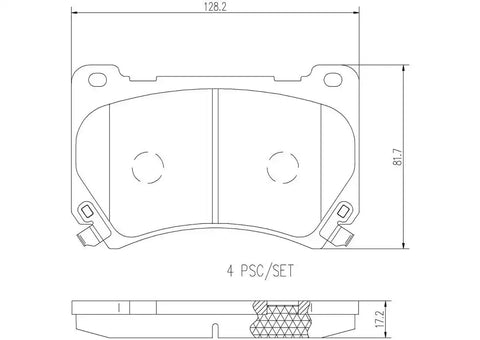 DISC BRAKE PAD SET