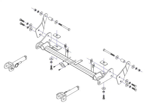 TOW BAR MOUNTING BRACKET