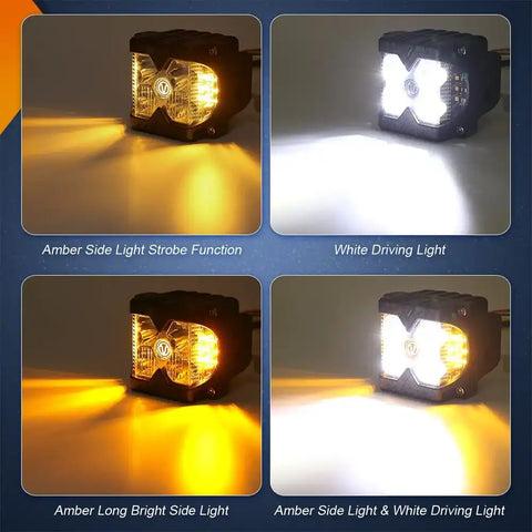 RACESPORT LT RS02SC NEW - 40-WATT LED AUXILIARY CUBE LI