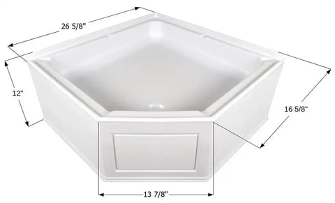 ICON 15231 SHOWER PAN NSB2727-PW