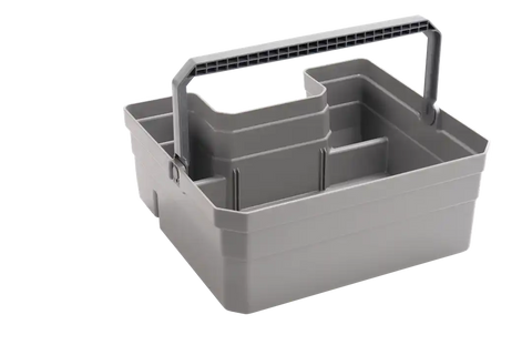 Decked A0081-DBDW-GRY Bin Box Double Drawerganizer 16 Inch Width x 18-1/2 Inch Len