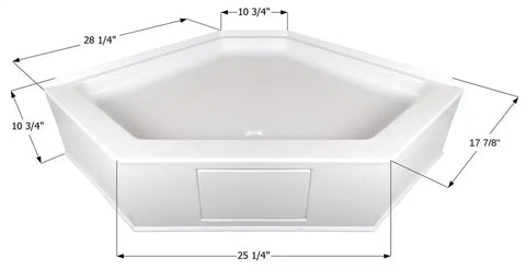 ICON 15234 SHOWER PAN NSB3636-PW