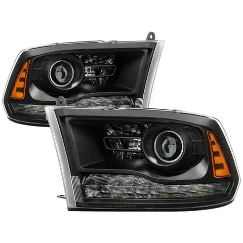 SPYDER 9040238 13-17 RAM HALOGEN PROJ HDLGHTS BLK 13 -24 RAM 1500 CLASSIC