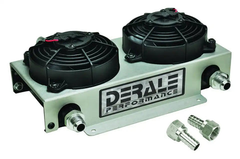 DERALE 15845 OIL COOLER WITH FANS