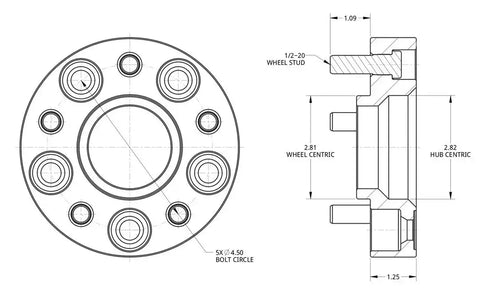 JEEP WHEEL SPACER PAIR