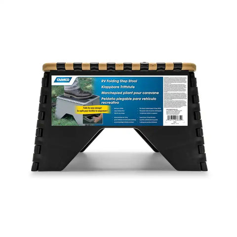 Camco 43638 Step Stool One Step Foldable Step Measures 11-1/2 Inch Height x 13 Inc