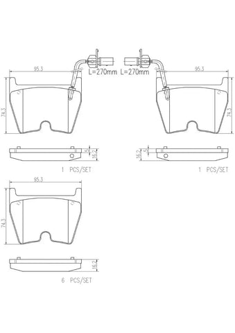 DISC BRAKE PAD SET
