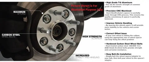 REVOLUTION 5500/550-5500-B WHEEL ADAPTER  6061 BILLE