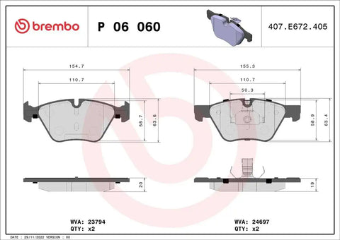 DISC BRAKE PAD SET