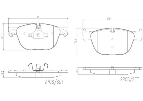 DISC BRAKE PAD SET