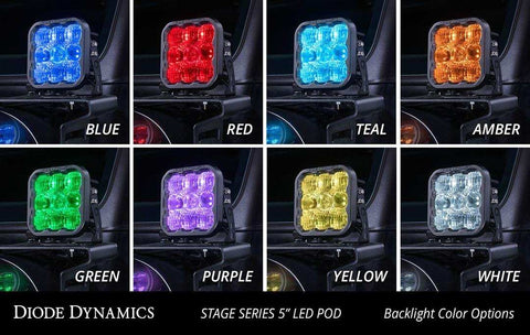 DIODE DYNAMC DD6769S SS5 LED POD SPORT WHITE COMBO SING