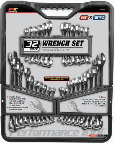 PERFORM TOOL W1099 WRENCH SET