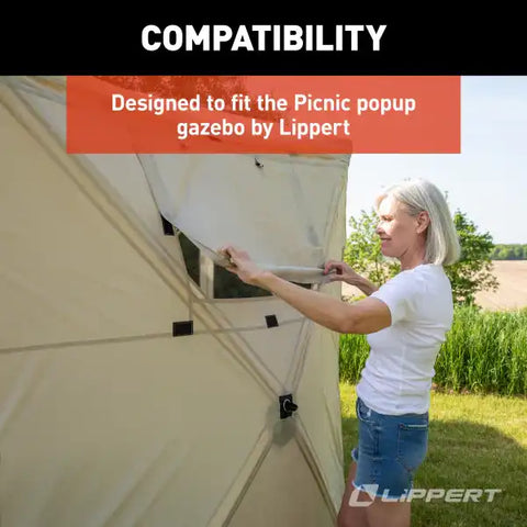 GAZEBO WIND PANELS