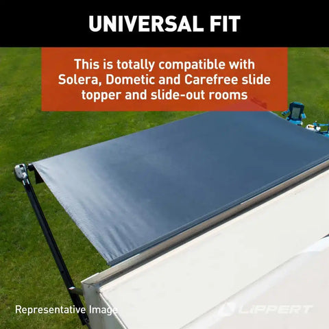 SLIDE TOPPER FAB  50' WHT